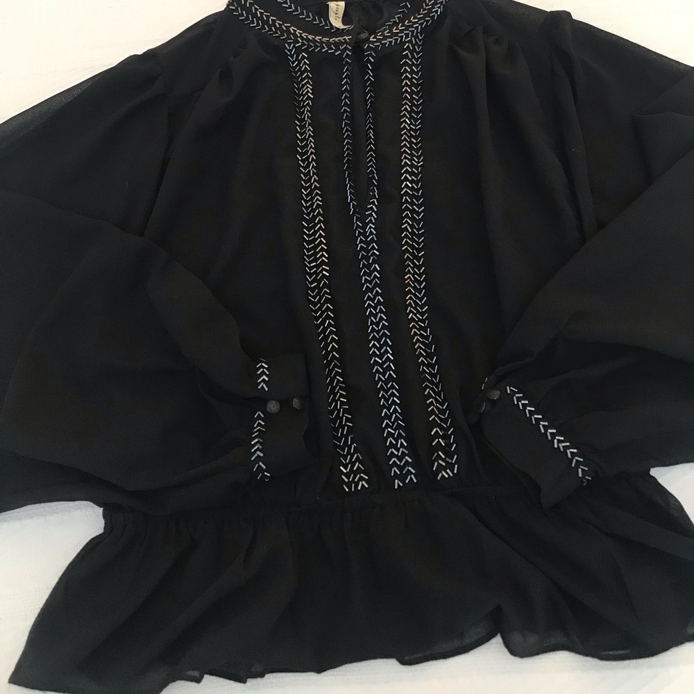 Free People Long Sleeve Crop